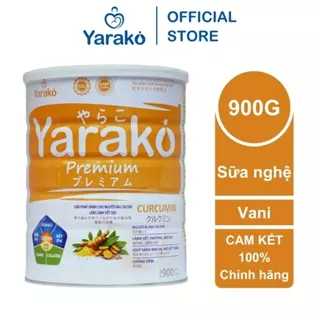 Sữa Nghệ YARAKO PREMIUM CURCUMIN Giải Pháp Dành Cho Người Dạ Dầy Và Làm Lành Vết Sẹo Hộp 900g