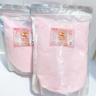 1kg] Bột Mặt Nạ Mask Dẻo Hoa Hồng - Bột Nạ Dưỡng Sáng, Mịn, Ngừa Lão Hoá Da