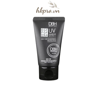 Kem chống nắng DBH EGF UV SHIELD SPF50+ PA +++ 60ml bản Mỹ ngăn ngừa lão hoá nâng tông nhẹ