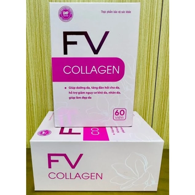 VIÊN UỐNG FV COLLAGEN GIÚP ĐẸP DA, SÁNG DA, LÀM GIẢM NẾP NHĂN TRÊN DA [HÀNG CHÍNH HÃNG]