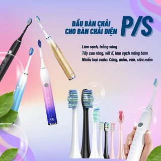 Cho máy P/S S100 Pro Set bộ 3 đầu bàn chải thay thế máy đánh răng điện