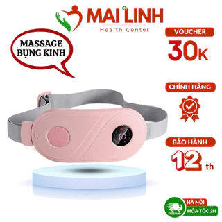 Máy massage chườm nóng Ovie MH-8 giảm đau bụng kinh nguyệt, Đai massage làm ấm nhiệt hồng ngoại cao cấp