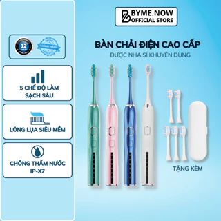 Bàn Chải Điện Đánh Răng MUSELOVE 5 Chế Độ Làm Sạch Sâu, Máy Đánh Răng Sóng Âm Công Nghệ Đức,Tặng Kèm 5 Đầu Thay Thế