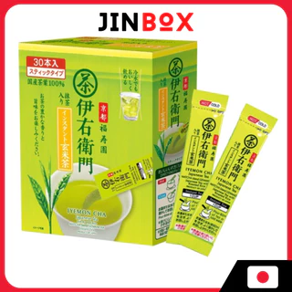 Trà gạo lứt matcha IYEMON 0.8g×30 gói, trà hòa tan - Ship từ Nhật Bản