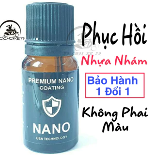 Chai nano phục hồi nhựa nhám xe máy ô tô làm mới nhựa cũ bạc màu