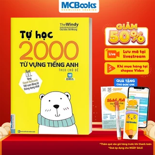 Sách - Tự Học 2000 Từ Vựng Tiếng Anh Theo Chủ Đề Phiên Bản Khổ Nhỏ Dành Cho Người Học Căn Bản - Học Kèm App Online