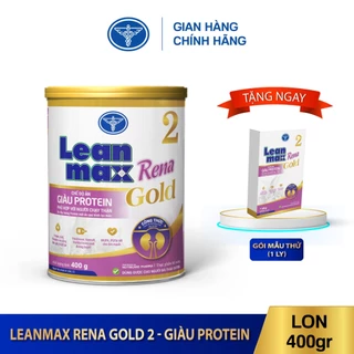 Lon sữa Leanmax Rena Gold 2 400g - Dinh dưỡng giàu Protein cho người chạy thận