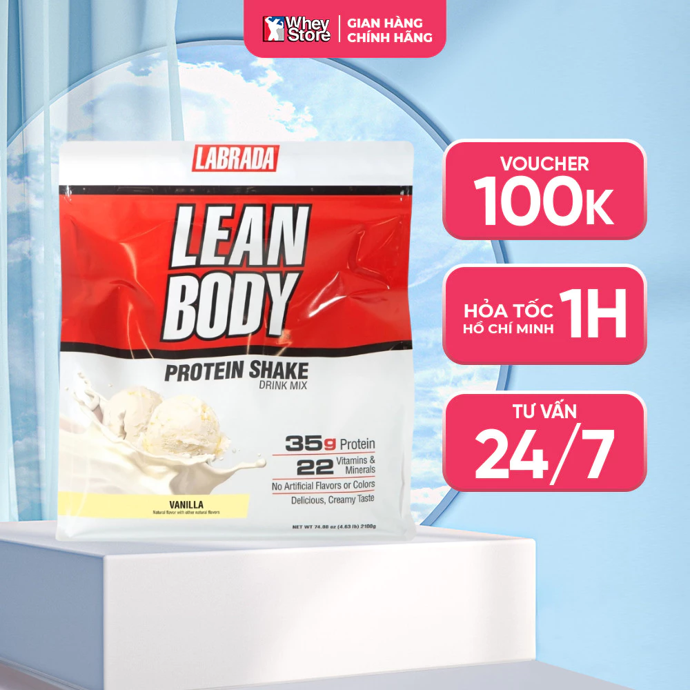 Bữa Ăn Thay Thế Lean Body 4.5lbs (2,1kg) Chính hãng