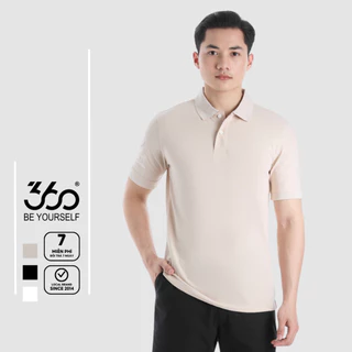 Áo polo nam ngắn tay trơn cổ điển trẻ trung thương hiệu 360 Boutique chất liệu pique cao cấp - POTTK517