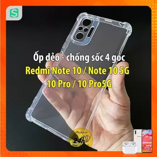 Ốp Lưng trong suốt chống sốc cho điện thoại Xiaomi Redmi Note 10 4g Note 10s Note 10 Pro Note 10 5G bảo vệ camera