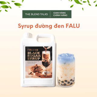 Syrup Đường đen Falu can 2.5kg dùng pha chế, nấu trân châu đường đen