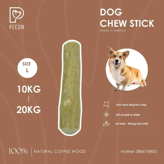 Chew Stick - Xương gặm cho chó bằng gỗ cà phê tự nhiên L / Giảm căng thẳng và lo âu