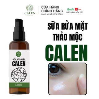 Sữa rửa mặt trái nhàu Calen dưỡng ẩm, làm sạch tế bào chết dành cho da nhờn, mụn