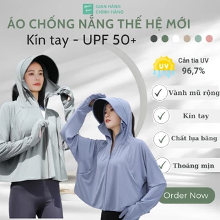 [CHE KÍN TAY] Áo Chống Nắng Nữ Thế Hệ Mới CHỐNG TIA UPF 50+ CHỐNG UV Thoáng Mát, Mềm Nhẹ