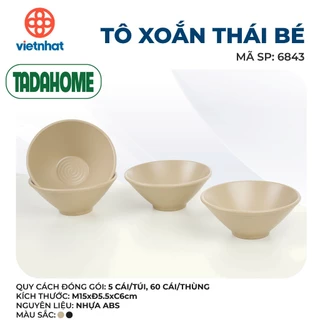 Tô Chén Xoắn Thái Nhựa Cao Cấp Việt Nhật 3 Size (MS: 6843 6844 6845) Quán Ăn,Nhà Hàng, Quán Mì - TADAHOME