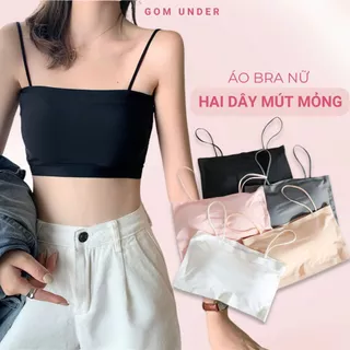 Bra quây 2 dây đúc su có mút ngực GOM UNDER, chất liệu su mát mẻ - SA-8881