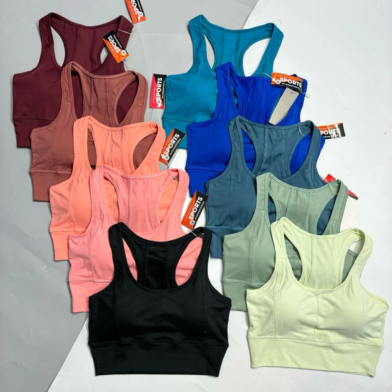 Áo tập gym nữ, áo bra thể thao tập gym yoga CT1, Vải thun Poly 2 da cao cấp dáng 3 lỗ