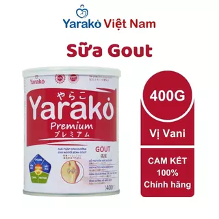 Sữa Cho Người Lớn YARAKO PREMIUM GOUT Hỗ Trợ Chuyên Biệt Cho Người Bệnh Gout Hộp 400g