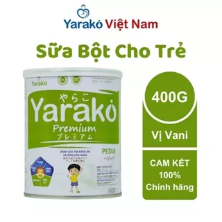 Sữa Tăng Cân Cho Bé YARAKO PREMIUM PEDIA Hỗ Trợ Dinh Dưỡng Cho Trẻ Biếng Ăn Và Tăng Cân Nặng Hộp 400g