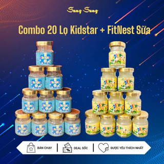 COMBO 20 LỌ YẾN KIDS ( 10 LỌ KIDS SỮA + 10 LỌ KIDSTAR )