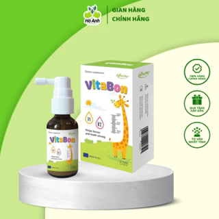 VITABON D3+K2+DHA Dạng Xịt - Vitamin Giúp Bé Tăng Chiều Cao, Bổ Sung Canxi, Giúp Xương Chắc Khoẻ (10ml)