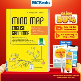 Sách - Mindmap English Grammar - Ngữ pháp Tiếng Anh Qua Sơ Đồ Tư Duy (PHIÊN BẢN ĐẶC BIỆT 2022) - Kèm khóa học chi tiết