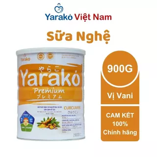 Sữa Nghệ YARAKO PREMIUM CURCUMIN Hỗ Trợ Người Đau Dạ Dầy Và Làm Lành Vết Sẹo Hộp 900g