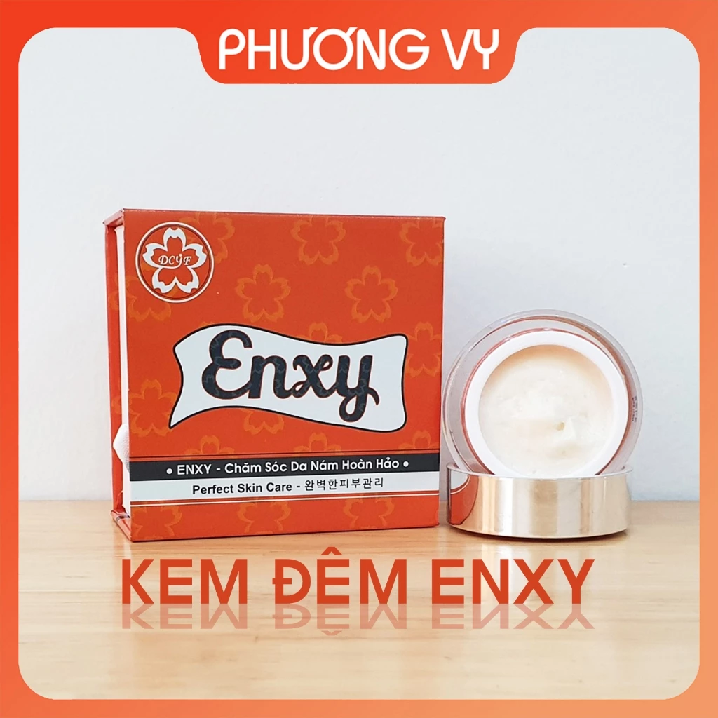 [CHÍNH HÃNG] Kem đêm nám Enxy, chuyên làm mờ nám, tàn nhang và dưỡng trắng da, kem nám mỹ phẩm.