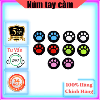 [ Quà Tặng Miễn Phí ]Núm bọc analog hình chân mèo cho tay cầm Pro Controller / PS3 / PS4 / PS5 / Xbox Steam Deck / ROG A