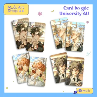 Card bo góc University AU Genshin Impact 4 nhân vật