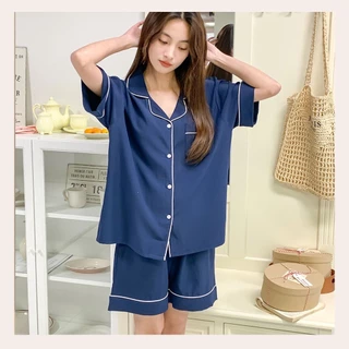 Bộ Pijama Ngắn Chất Cotton Siêu Mát Xinh Cho Ngày Hè