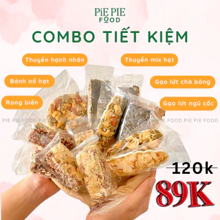 Combo Dùng Thử Bánh Hạt Dinh Dưỡng 250gram Siêu Tiết Kiệm PiE PIE FOOD