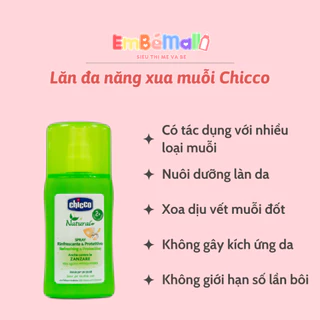 Lăn Đa Năng Xua Muỗi Chicco 60ml