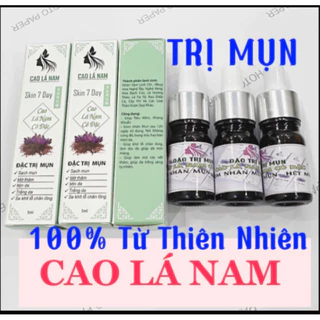 Combo 3 lọ trị mụn Lá Nam Cao cấp thiên nhiên