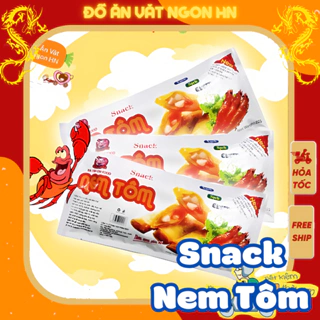 Nem tôm ba anh em que cay ăn vặt cổng trường cay giá rẻ đồ ăn vặt ngon hn