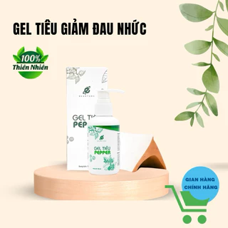 Gel tiêu massage giúp giảm đau nhức mỏi vài gáy xương khớp PEPPER 100ml