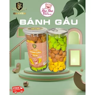 Bánh gấu nhân kem mix 3 vị 400gram