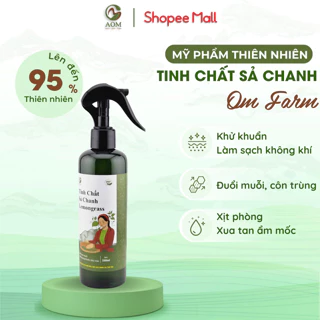 [MỚI RA MẮT] Xịt Sả Chanh Bạc Hà Đuổi Muỗi A OM Natural 250ml