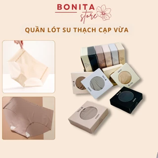 Quần lót nữ su thạch kháng khuẩn Bonita, quần chip không lộ viền QR13