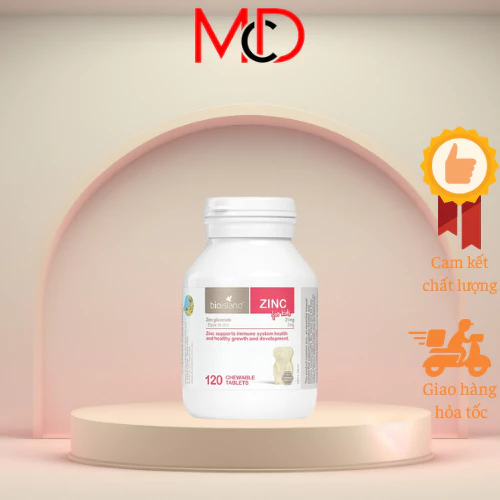 Kẹo Kẽm Zinc Bioisland 120 viên cho bé từ 1 tuổi - Xuất xứ Úc