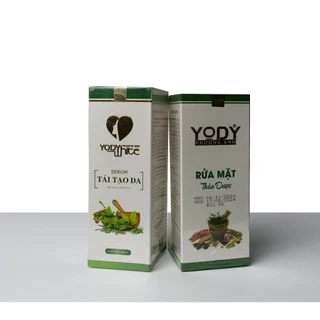 (Chính hãng) Combo Tái Tạo Da và Bột Rửa Mặt Yody White Phương Anh