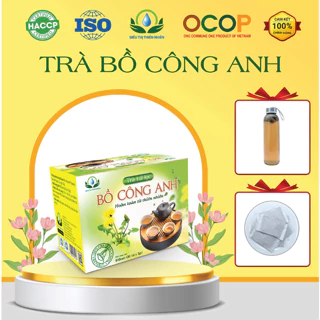 Trà bồ công anh hộp 30 Túi Lọc x 3Gram giúp xương chắc khỏe, tiêu hóa tốt, lthông tắc tia sữa, thải độc