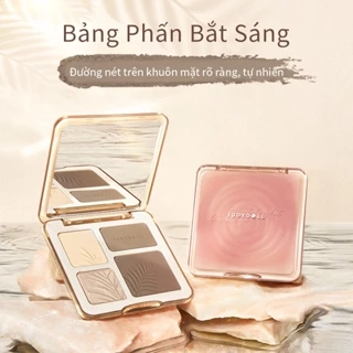 JUDYDOLL Bảng phấn bắt sáng và tạo khối Tự nhiên Lâu trôi Chống nước 9g