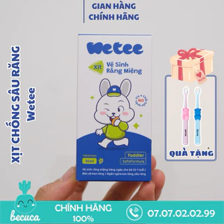 Xịt Chống Sâu Răng WETEE Cho Bé Từ 6 Tháng Tuổi , Giúp Làm Sạch Và Bảo Vệ Men Răng , Ngăn Ngừa Sâu Răng