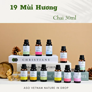 Tinh Dầu Thiên Nhiên Nguyên Chất ASO 30ml - Tinh Dầu Thơm Phòng Ngủ, Thư Giãn, Đuổi Muỗi - Nhập Khẩu Có Kiểm Nghiệm COA