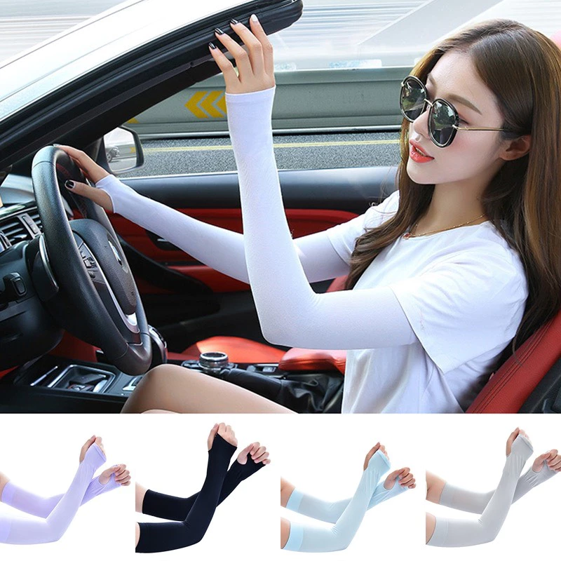 Đôi Găng tay chống nắng xỏ ngón, Chống tia UV thoáng khí chất lượng cao