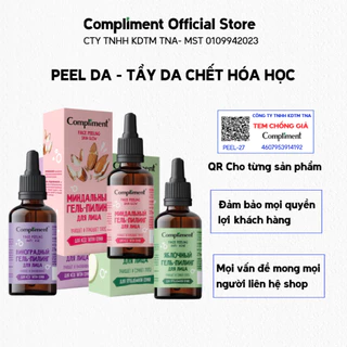 Tẩy da chết hóa học, face peeling Compliment 27ml