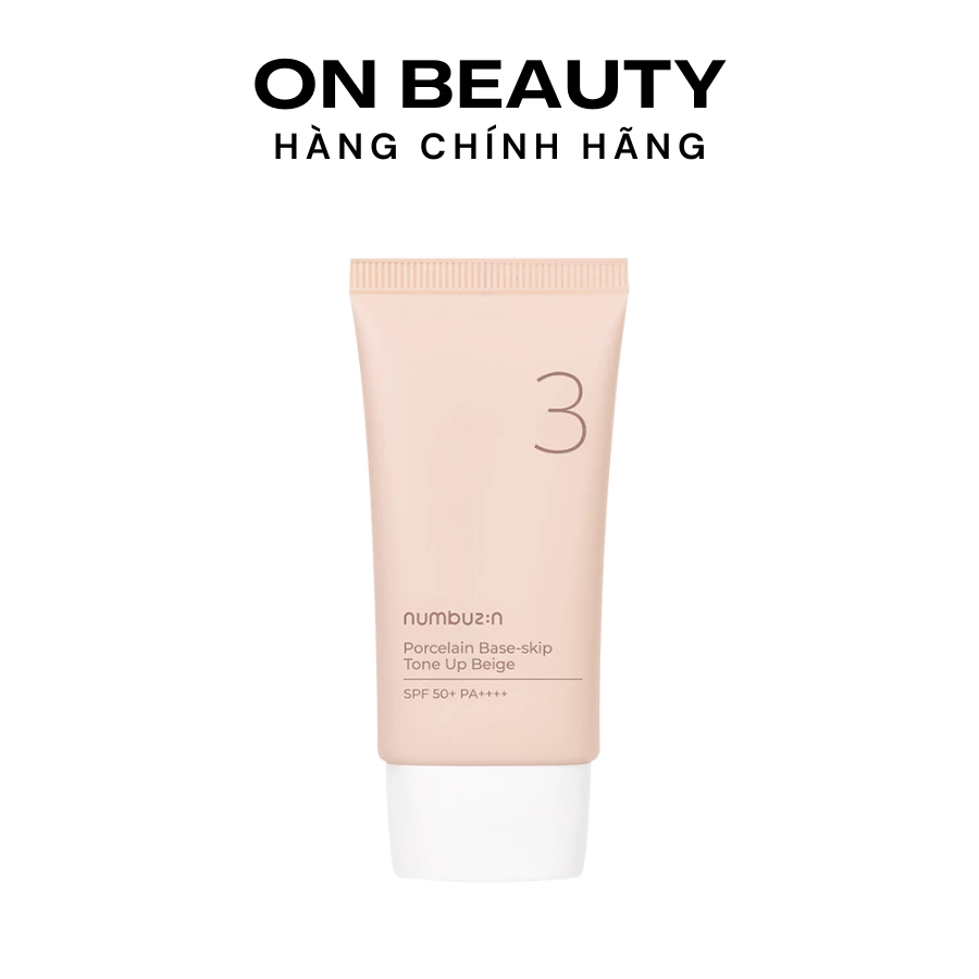 Kem chống nắng Numbuzin No 3 nâng tông SPF50+ PA++++ 50ml