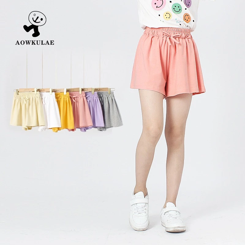 Quần Short bé Gái, Quần sooc đùi chất thun cotton mềm mại thoáng mát cho bé từ 18-38kg