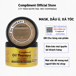 Dầu ủ, mask cho tóc Compliment Oil therapy phục hồi, giảm khô, rối 500ml